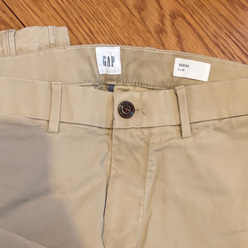 Men's Classic Tan Pants - Picture 3 of 7